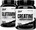 Nutrexの研究のクレアチンの一水化物の粉200のサーブ及びLグルタミンの粉200のサーブの束