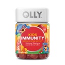 OLLY キッズ 睡眠 & 免疫 Gummy, Melatonin, Wellmune, Elderberry, 50 カウント