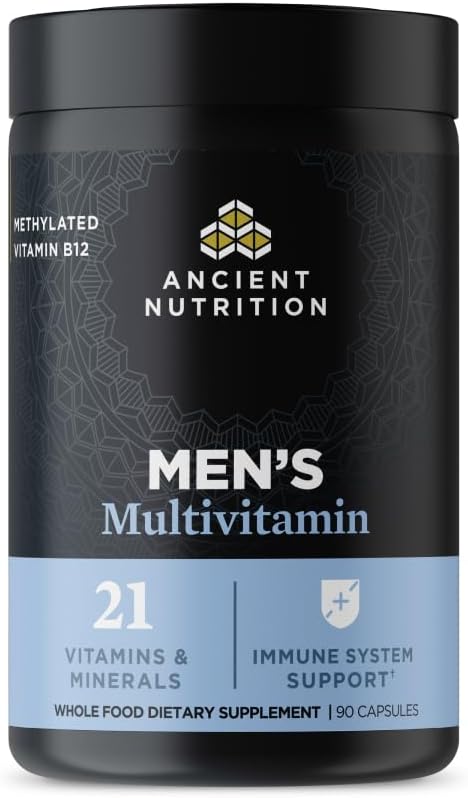 人のための古代栄養のMultivitamin、多人の人、ビタミンD、C、E、B12、亜鉛、マグネシウム、サポート健康な免疫システムおよび骨の健康、90 Ct