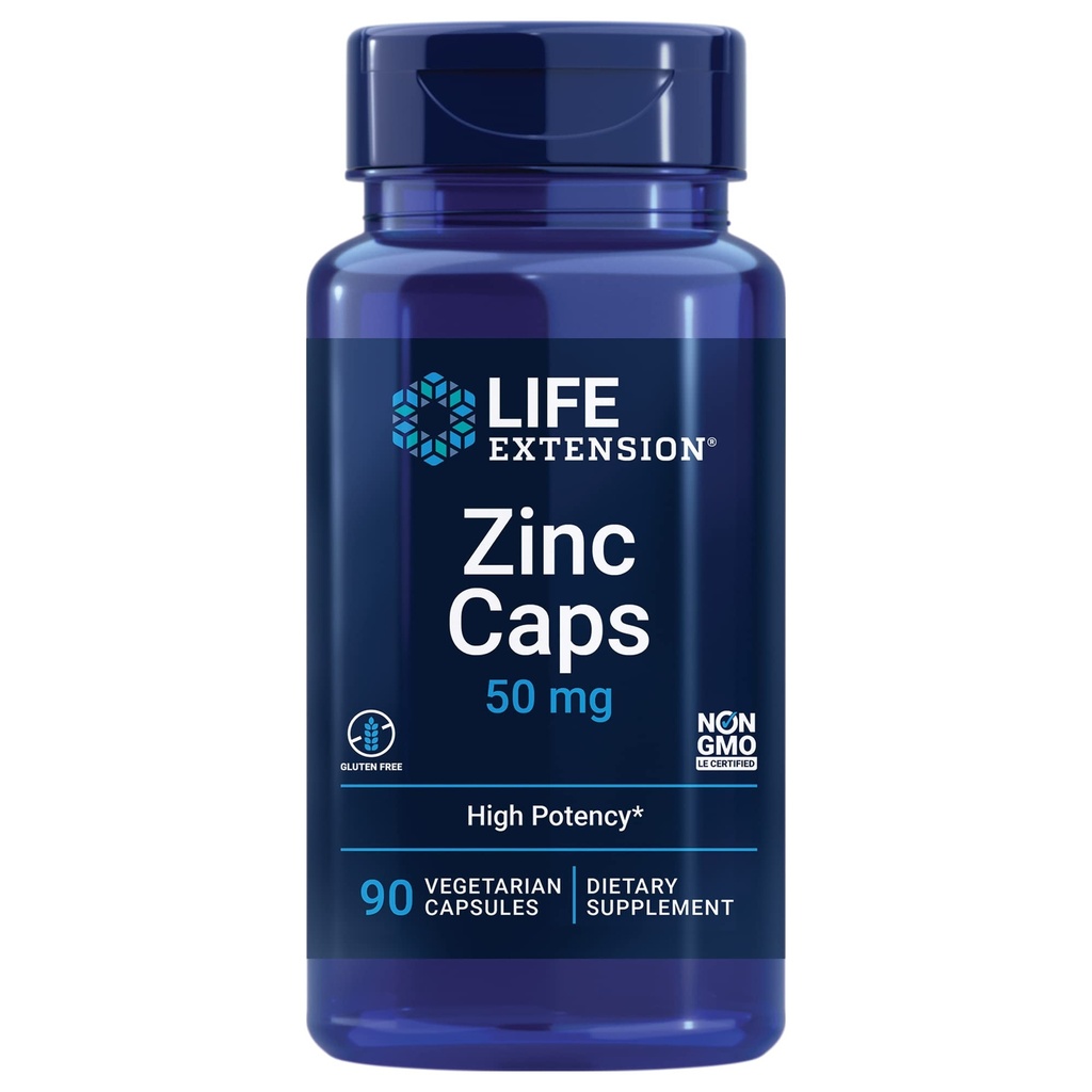 ライフエクステンションスーパービタミンE 268mg +亜鉛キャップ50mg - 心臓、脳および免疫サポート - 抗酸化保護 - 90 Softgels + 90カプセル