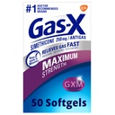 ガスX最高の強さのガスの救助のSoftgels Simethicone 250の血清救助のためのmg - 50の計算