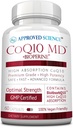 承認された科学® CoQ10 MD - より速い吸収のためのBioPerine®の余分強さ300mgの純粋なCoQ10 -最適サポート– 60のビーガン カプセル