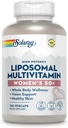女性のためのSOLARAY Liposomal Multivitamin 50プラス, 鉄と吸収性を高めました, ビタミンD, ビタミンC, B12, ビオチン&その他, 免疫サポート&骨の健康, ビーガン, 60 サービング, 120 VegCaps