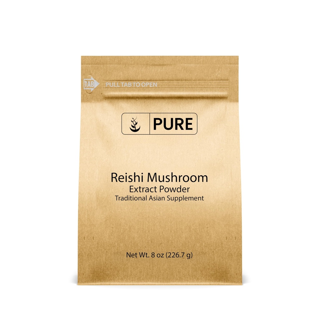 PURE ORIGINAL INGREDIENTS 網のきのこ (8oz) Lingzhiの従来の補足、非GMOの実験室によって確認される