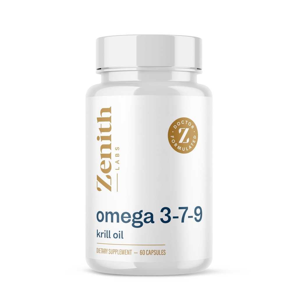 Zenith Labs Omega 379 with Krill - EPA、DHA、Omega-7、Omega-9を組み合わせる - 最高の吸収のためのKrillオイルが含まれています