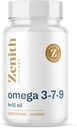 Zenith Labs Omega 379 with Krill - Combines EPA, DHA, Omega-7, and Omega-9 - Includes Krill Oil for Max Absorption