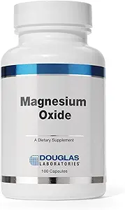 ダグラス研究所 酸化マグネシウム | 正常な心臓機能と骨形成をサポート | 100 カプセル