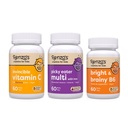 Renzo のビタミンは学校バンドル、明るく及び頭脳のビタミン B6、Picky Eater の子供 Multivitamin、および免疫サポートのための Elderberry 及び亜鉛が付いている子供のビタミン C を支持します