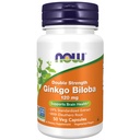 NOWの食糧補足、GinkgoのBiloba 120のmgの二重強さ、非GMOのプロジェクトは、50のVegeのカプセルを修飾しました