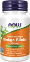 NOWの食糧補足、GinkgoのBiloba 120のmgの二重強さ、非GMOのプロジェクトは、50のVegeのカプセルを修飾しました