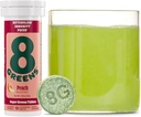 8GreensのSupergreensのタブレット 極度の緑の粉のSuperfoodのタブレット、Metabolismの免除及び焦点、毎日緑のEffervescentのタブレット、有機性:アロエVera、Spirulina、Chlorella、ピーチ、10のサービング