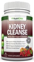 KIDNEY CLEANSE - 尿路、膀胱と腎臓のためのデトックスとサポート - 有機クランベリー、アストラガルス、ターメリック、ゴールデンロッド、グレーベルルート、ジュニパーなどのすべての天然ハーブサプリメントフォーミュラ
