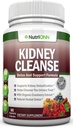 KIDNEY CLEANSE - 尿路、膀胱と腎臓のためのデトックスとサポート - 有機クランベリー、アストラガルス、ターメリック、ゴールデンロッド、グレーベルルート、ジュニパーなどのすべての天然ハーブサプリメントフォーミュラ