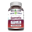 アメージングフォーミュラケルセチン500mg 120ベジギーカプセルサプリメント - 非GMO - グルテンフリー - サポート全体的な健康 & 幸福
