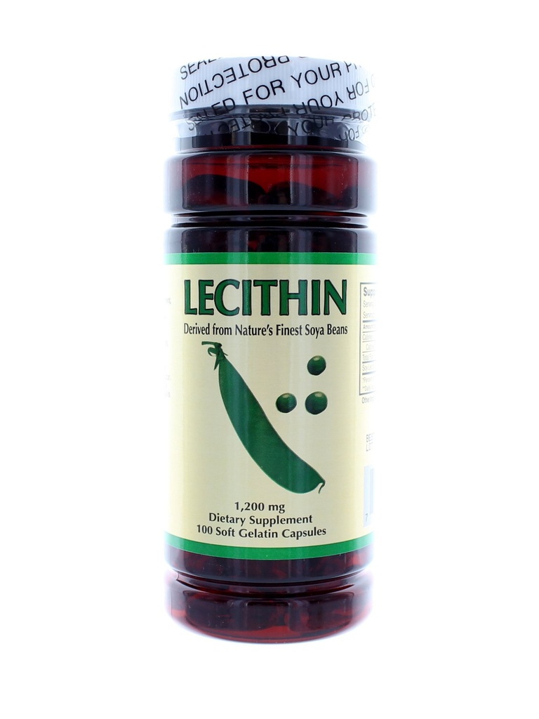 NCBレシチン1200 Mg - 100の柔らかいゼラチンのカプセル