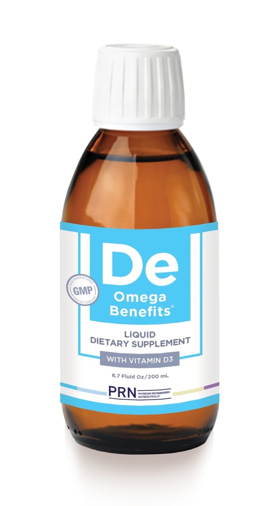PRN DE Omegaの利点 液体の補足 - 6.7 oz、40 日の供給 - 1680mg EPA、乾燥した目のための560mg DHA及びビタミン D が付いている再Esterfied Omega 3 Triglycerideの形態