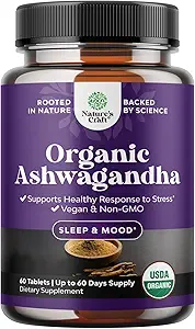 高力有機性Ashwagandhaの補足-女性及び人の気分サポート及びホルモンのバランスのためのAshwagandhaの有機性タブレット-よりよい吸収のための黒いコショウの粉- 60 Ct