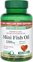 Nature's Bounty Fish Oil 1290 mgミニSoftgels - 90カラット、5のパック