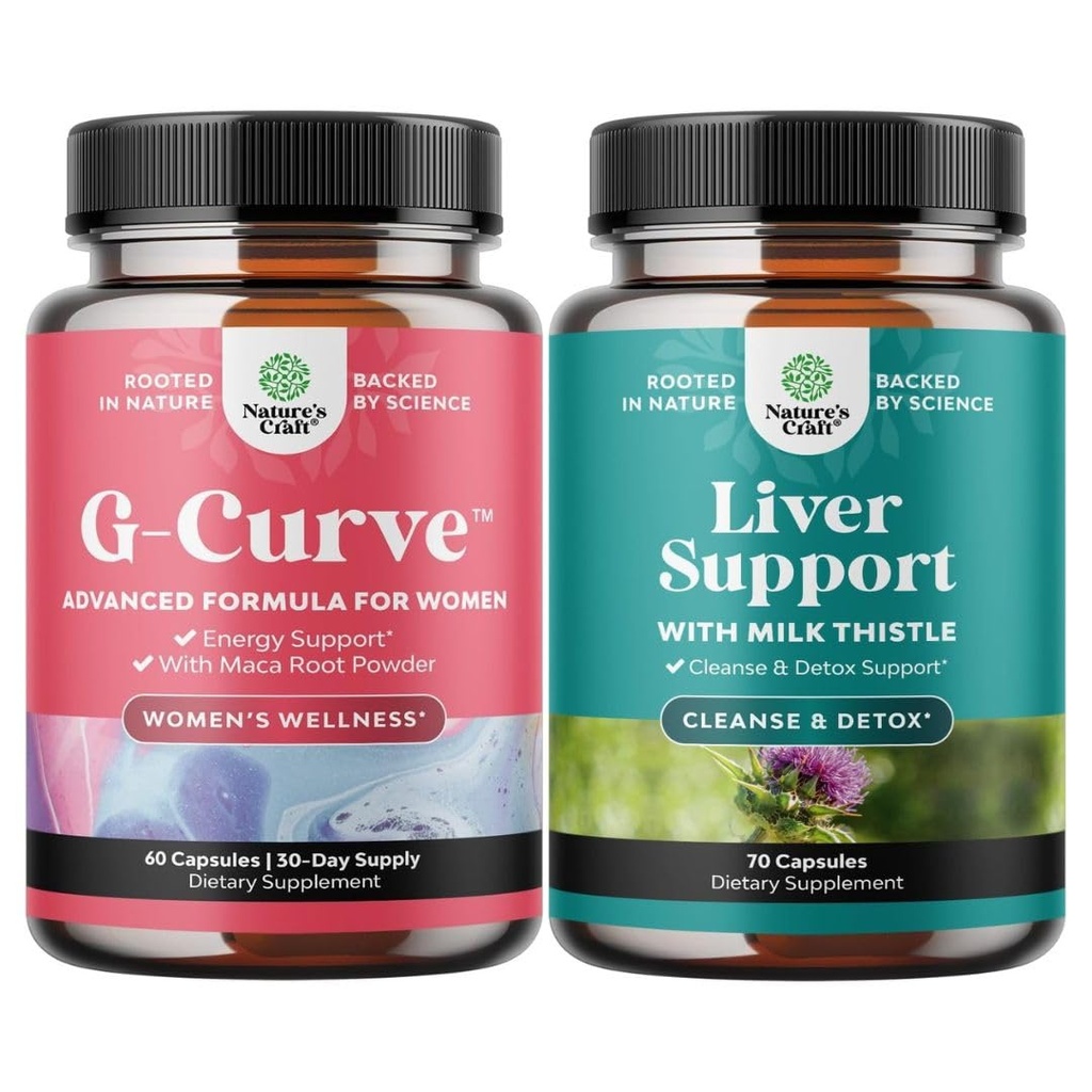 G-Curve Butt & BreastエンハンスメントのPills with Saw Palmetto Extract Horny Goat Weed and Liver Cleanse Detox&Repair - Dandelion Root Choline Beetroot&Artichoke Extract