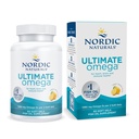 ノルディックナチュラルズ究極のオメガ、レモンフレーバー - 60 ソフトジェル - 1280 mg Omega-3 - EPA&DHAと高周波魚油サプリメント - 脳と心臓の健康を促進 - 非GMO - 30 サービング