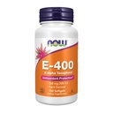 NOWサプリメント、ビタミンE-400 IU、Dアルファトコフェリル、抗酸化保護、Softgels、100カウント(パッケージ1)