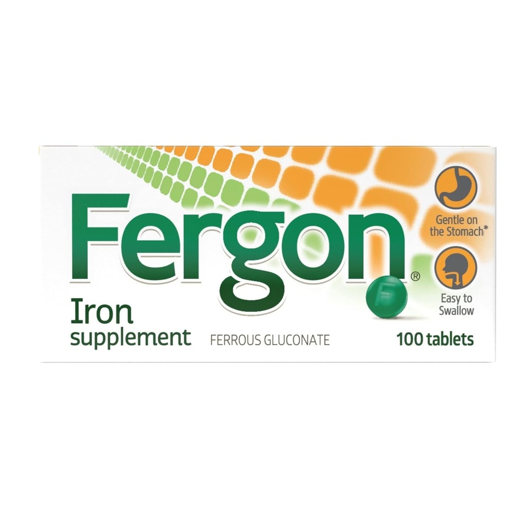 フェルゴンの高い効力の鉄の補足は100 eaを錠剤にします(3)のパック