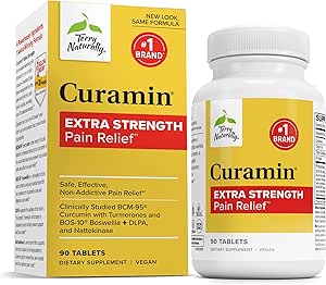テリー自然にCuramin余分な強さ-健康な循環サポートのためのクルクミン及びボスウェリア-接合箇所、筋肉健康及びendorphinの生産を支えるTurmericの補足- 90のタブレット