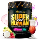 ALPHA LIONのSuperhumanのプレワークアウトの粉、ベータAlanine、Sustainedのエネルギー及び焦点のためのL-Taurine及び三源のカフェイン、ポンプ(21のサービング、マイアミのバイス)のためのNitric Oxide及びCitrulline