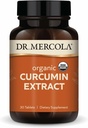Mercola Organic Curcumin Extract、30サービング(30錠)、栄養補助食品、非GMO、認定USDAオーガニック