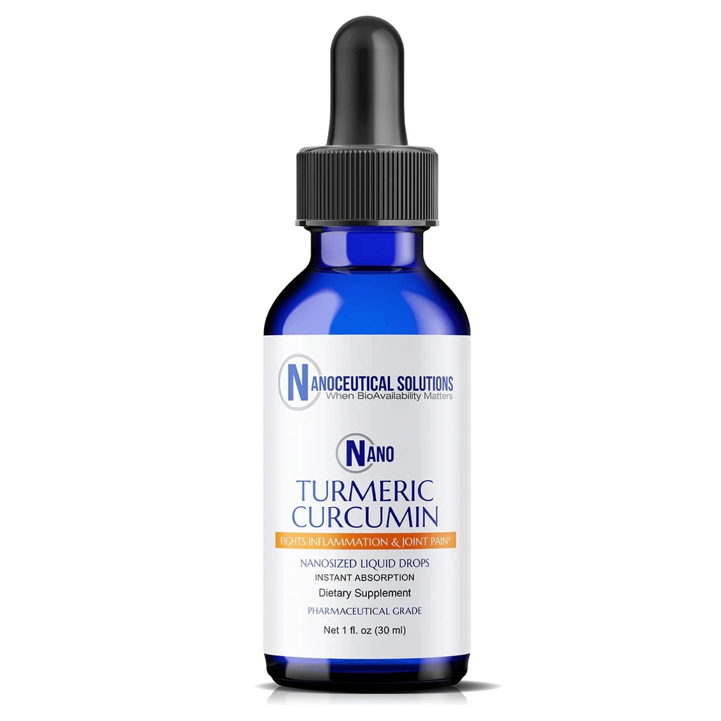 NANO TURMERIC CURCUMIN | 高活性ナノ粒子 | 急速な吸収 | 有機ビーガン非GMO クルクマロンダ | サポート 関節、消化器、肝臓、心臓の健康 | 使いやすい、ボトルあたり30 ml。