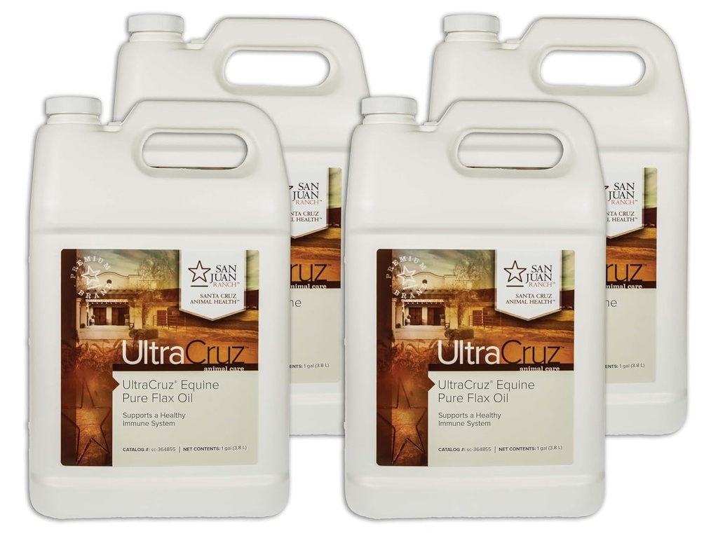 UltraCruz® Equineの純粋なフラックス オイル、4 x 1ガロン