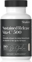 Shaklee - Sustained Release Vita-C® 500mg - 高機能セルラーと免疫サポートフォーミュラとProprietary Sustained-Release System - ローズヒップとBioflavonoidブレンド - 180錠