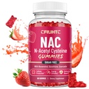 CFILIHTC NACのグミー600mg、グルタチオン、レスベラトロール、マグネシウム、CoQ10、酸化防止剤及び免疫サポート、いちごの味60のガミーのためのNACChewableのNのアセチル Cysteineの補足