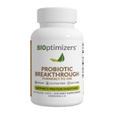 BiOptimizers Probioticブレークスルー – 乳酸菌 OM プロバイオティクス & グアットのためのプレバイオティクス健康サプリメント, 消化 & 女性男性高齢者のための免疫サポートプロバイオティクス – 60 ビーガンカプセル