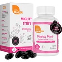 Zahler Mighty Mini Prenatal Vitamin with DHA & Folate - 認定コザー - すべての天然プレナタルビタミン - 妊娠中の女性のためのマルチビタミン - 19 葉酸を含む胎児ビタミン(90 Softgels)