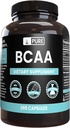 純粋な元の原料 BCAA (365 のカプセル)マグネシウムか米の注入口無し、常に純粋、実験室は確認しました