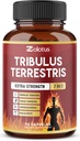 Tribulus Terrestrisは、Ashwagndha、Panax Ginseng、Sw Palmetto、Maca、Shilajit - 90カプセル - 3ヶ月の供給とカプセル