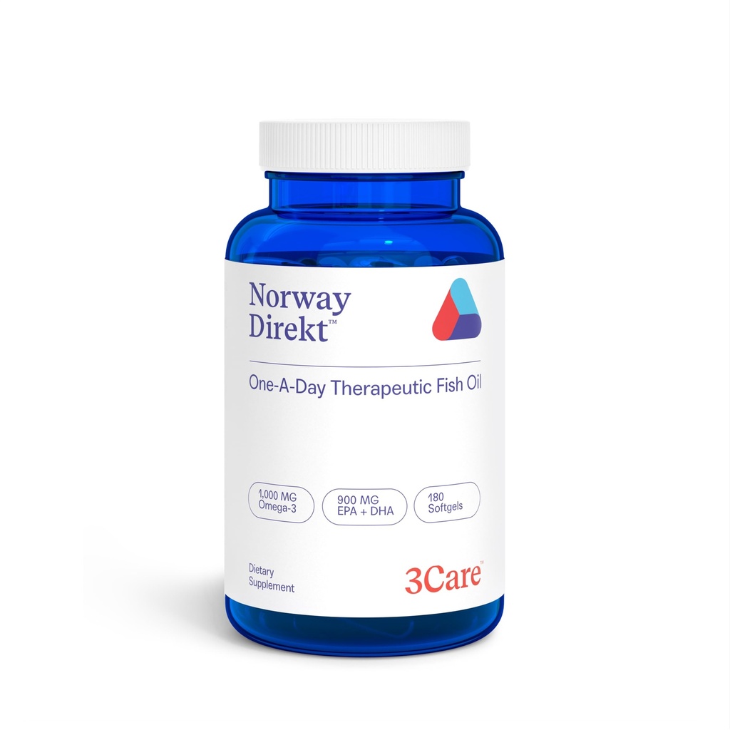 ノルウェーデレクトオメガ-3 魚油 2 軟ゲルあたりのオメガ-3 の 2,000mg|1060mg EPA、740mg DHA (2 軟ゲルのサービング) 医薬品グレード (180 Softgels)