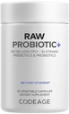 Codeage の未加工 Probiotic+ の補足 - 34 の Probiotic の緊張、100 の鋼片 CFUs の未加工全食糧 Probiotics、Digestive Enzymes の未加工フルーツ及び Veggie のプレバイオティクス - 野生の Kefir の文化 - Non-GMO - 30 のカプセル