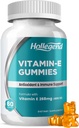 ビタミンEグミー268mg 400 IU、大人のための自然なビタミンEのChewableの補足、女性及び人、皮及び免疫の健康、酸化防止、オレンジ味、60の計算