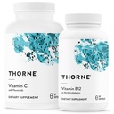 THORNE - ウェルネスバンドル - ビタミンC&B12 - 心、神経、免疫、および組織の健康をサポート - 60〜90のサービング