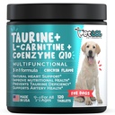 L-カルニチンおよびコエンザイムQ10(CoQ10)の犬のためのタウリンの補足:拡大された中心(DCM)、集中的な中心の失敗、タウリンの欠乏のためのVet Endorsed: 3-in-1の 犬の補足- 120ct
