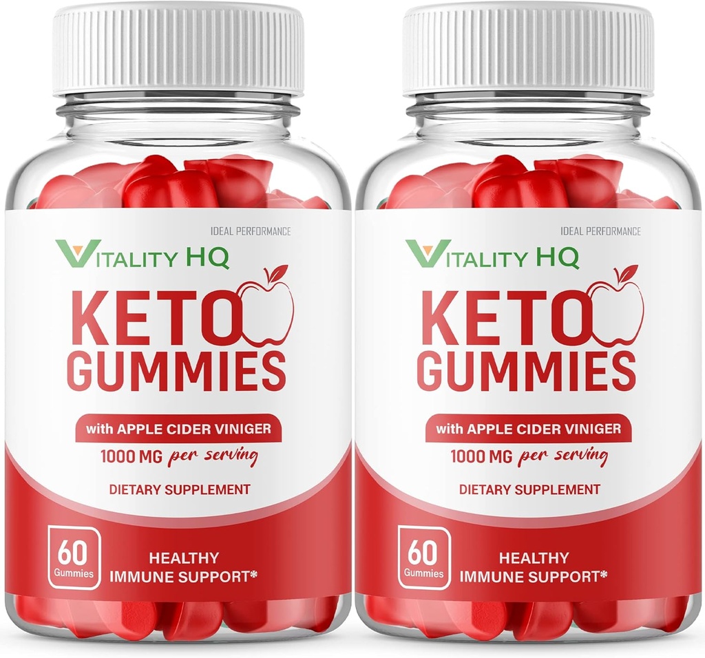 IDEAL PERFORMANCE (2 パック) Vitality HQ Ketos Gummies Vitality Ketos ACV Gummies Vitality ACV Gummie Vitality Ketos Gummies (120 Gummies)