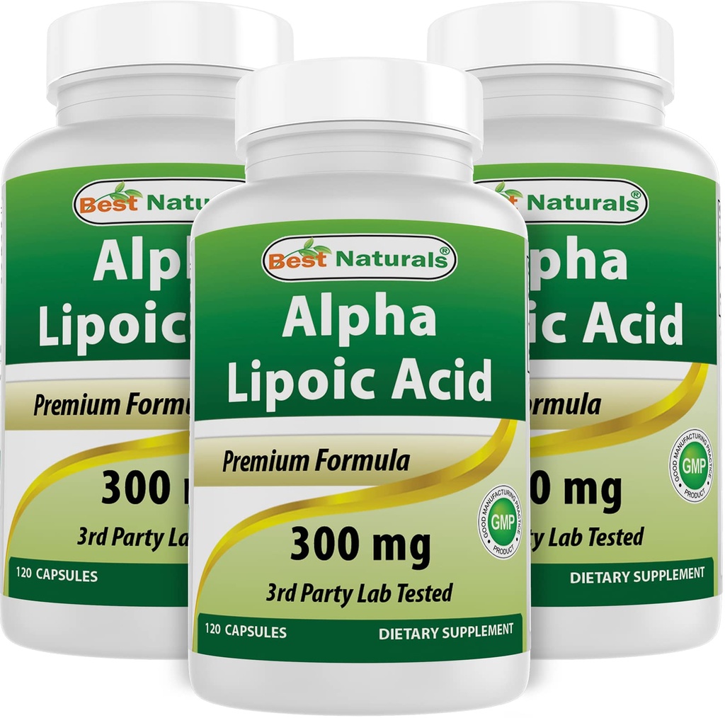 ベストナチュラルアルファリポ酸300mg 120カプセル(120カウント)