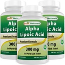 ベストナチュラルアルファリポ酸300mg 120カプセル(120カウント)