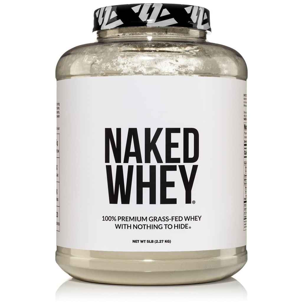 NAKED WHEY 5LB 100%の草は非風味の乳蛋白質の粉-唯一の1の原料、Undenatured - GMO無し、大豆またはグルテンフリー-防腐剤無し-筋肉成長および回復を促進して下さい- 76のサービング