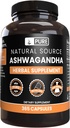 純粋な元の原料のashwagandha (365のカプセル)マグネシウムか米の注入口無し、常に純粋、実験室は確認しました