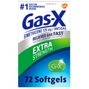 ガスXの余分強さのガスの救助のSoftgels Simethicone 125の血の救助のためのmg - 72の計算