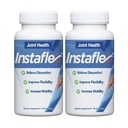 Instaflexジョイントサポートサプリメント - 臨床的にグルコサミン、MSM、ホワイトウィロー、ターメリック、ジンジャー、カイエン、ヒアルロン酸 - 180カプセルの関節リリーフブレンドをスタッド