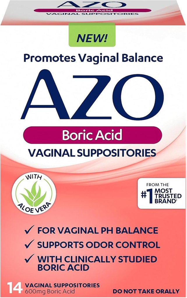 女性のための AZO のホウ素の酸の抑制剤は、臨床的にスタディされたホウ素酸、非 GMO の 30 の計算の Odor 制御およびバランスの腟 PH を支えます